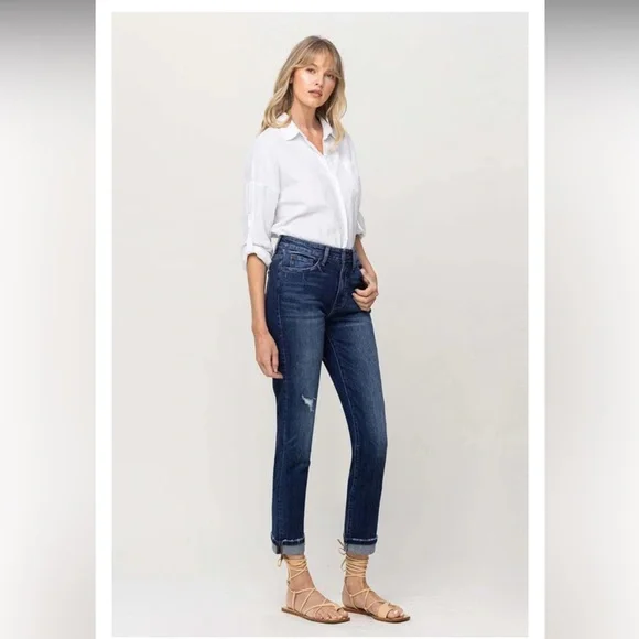 Flying Monkey High-Rise Boyfriend Jeans - Picture 5 of 11